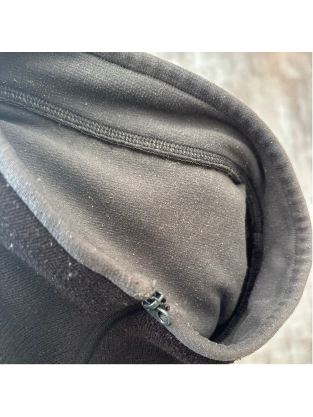 Arc’teryx Covert Fleece Sweater Quarter Zip Sweater Mens XL Black - Picture 3 of 7